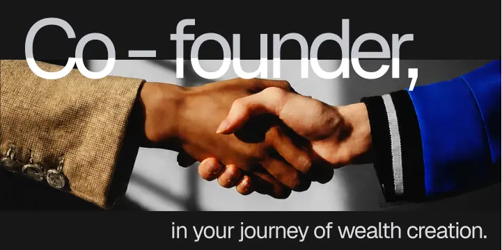 Two people shaking hands